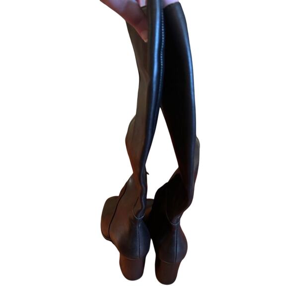 Dolce Vita Fynn Knee Boots in Onyx Leather, Size 10M, New with Tag MSRP $260 - Picture 14 of 16